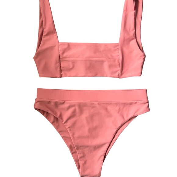 Summer Love Club Rio Bikini Bottom + Florence Top in Guava Size Small - Picture 5 of 16